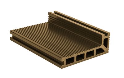Terasová doska G21 zakončovacia 2,5 x 14 x 400 cm, Cumaru WPC