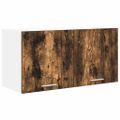 vidaXL Závesná skrinka Dymová dub 80 x 31 x 40 cm Kompozitné drevo