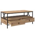 vidaXL Konferenčný stolík dub artisan 100 x 51 x 45 cm