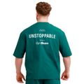 Tričko Oversized Unstoppable Green - GymBeam, veľkosť XL, veľkosť oblečenia XL
