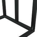 vidaXL Voľne stojaci stojan na uteráky čierny 48x24x79 cm železo