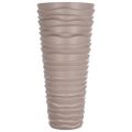 vidaXL Kvetináč s odnímateľnou vložkou mocha 18/45 l PP drážkovaný
