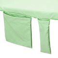 vidaXL Osušky pre ležadlo 2 ks Zelená 210 x 75 cm
