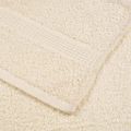 vidaXL Sprchové osušky FROGN 10 ks krémové 70x140 cm 360 g/m²