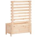 vidaXL Záhradný kvetináč s regálom 79x39,5x114 cm masívna borovica
