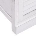 vidaXL Komoda s 10 zásuvkami, biela 113x30x79 cm, drevo