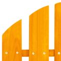 vidaXL 2-miestna záhradná stolička taburetka Adirondack jedľa oranžová