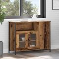 vidaXL Servírovacia skriňa Staré drevo 100 x 35 x 75 cm
