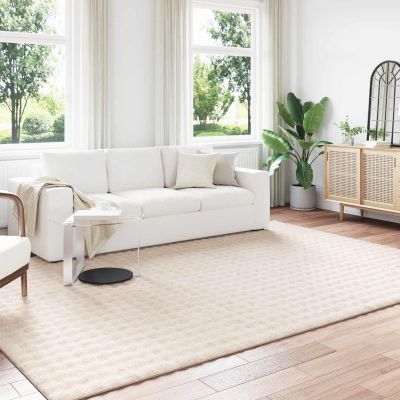 vidaXL Kusové koberce Obdĺžnikový SIROLO Béžová 280 x 200 cm Polyester