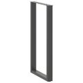 vidaXL Nohy barového stola v tvare U, 2 ks, antracitové, 60 x (110-111) cm, oceľ