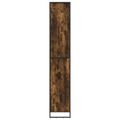 vidaXL Vysoké skrinky Dymová dub 79 x 36 x 200 cm Kompozitné drevo
