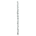 vidaXL Vianočný guľový girland LED Strieborná 186 cm Polystyrén