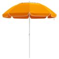 vidaXL Záhradný slnečník 160 cm 170T polyester Oranžová