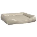 vidaXL Pelech pre psa béžový 105x80x25 cm umelá koža