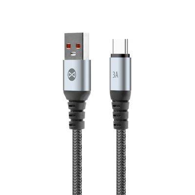 Forever Braix kábel USB - USB-C 1,0 m 3A čierny