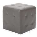 vidaXL Nočné stolíky 2 ks sivé 30x30x30 cm umelá koža