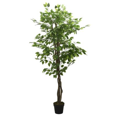 vidaXL Umelý fikusový strom 756 listov 150 cm zelený