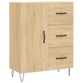 vidaXL Vysoká skrinka dub sonoma 69,5x34x180 cm spracované drevo