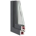 vidaXL Otočné a sklopné okno do suterénu RISOR 100 x 60 cm PVC a sklo