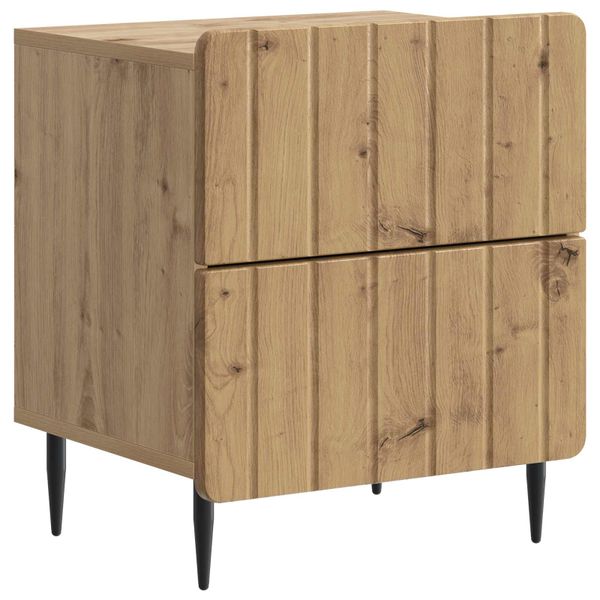 vidaXL Nočný stolík Dub artisan 43 x 34,5 x 49,5 cm Kompozitné drevo