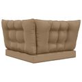 vidaXL Vankúš na vonkajšiu pohovku Polyester Sivohnedá 68,5 x 68,5 cm