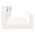 vidaXL Nástenné skrinky 2 ks biele 50x12x9 cm masívna borovica