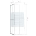 vidaXL Sprchový kút ESG 70x70x180 cm
