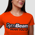 Dámske Tričko Beam Orange - GymBeam, veľkosť L, veľkosť oblečenia L
