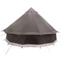 vidaXL Tipi stan 6-miestny Hnedá Šedá Polyester a oceľ