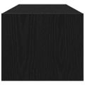 vidaXL TV skrinka 100 x 31 x 25,5 cm Čierny dub Kompozitné drevo