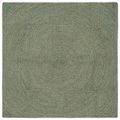 vidaXL Kusové koberce Olivovo zelená 160 x 160 cm Juta