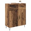 vidaXL Servírovacia skriňa Staré drevo 69,5 x 34 x 90 cm