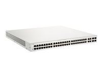 Prepínač - 48 x 10/100/1000 (PoE+) + 4 x kombinácia SFP - PoE+ (370 W)