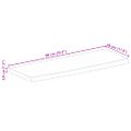 vidaXL Stolová doska 90x30x3,8 cm živý okraj masívny mangovník