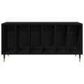 vidaXL Skrinka na gramofónové platne Čierny dub 100 x 38 x 48 cm