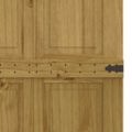 vidaXL Dvere do stodoly CORONA 80x210 cm masívna borovica