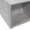 vidaXL Posteľný rám betónový sivý 120x200 cm kompozitné drevo