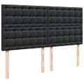vidaXL Osmanský rám postele s matracom čierna 180x200 cm umelá koža