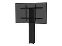 Držiak - motorizovaný - pre plochý panel - čierna - veľkosť obrazovky: 42"-100" - montáž na stenu