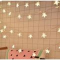 Led garland 6M (40 led lamps) usb stars warm white