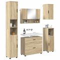 vidaXL Sada kúpeľňového nábytku 5 ks Sonoma dub 35 x 30 x 192 cm