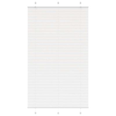 vidaXL plisovaná roleta biela 120x200 cm šírka látky 119,4 cm