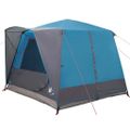 vidaXL Stany pre 5 osôb so strechou Modrá a šedá 333 x 317 x 194 cm
