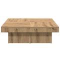 vidaXL Konferenčný stolík dub artisan 90x90x28 cm kompozitné drevo