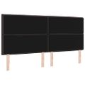 vidaXL Zadné čelo Tmavohnedá látka