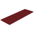 vidaXL Nástenné panely 12 ks vínovočervené 90x30 cm látka 3,24 m²