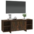 vidaXL TV skrinka hnedý dub 130x35x50 cm drevotrieska