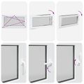 vidaXL Otočné a sklopné okno do suterénu RISOR 110 x 50 cm PVC a sklo