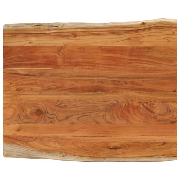 vidaXL Stolová doska 110x80x3,8 cm obdĺžnik masívna akácia živá hrana