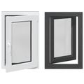 vidaXL Otočné a sklopné okno do suterénu RISOR 60 x 90 cm PVC a sklo